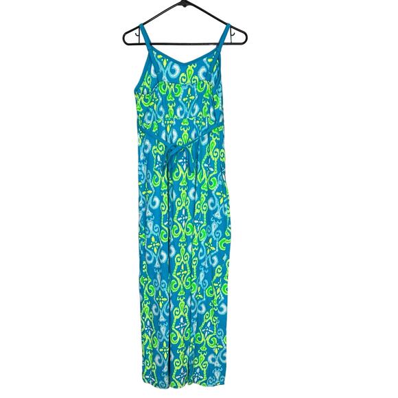 Justice Maxi Halter Dress Bright Colorful Sequins Girls Size 18 Summer Beachy - Picture 3 of 6